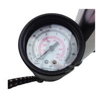 HAND TYRE PUMP With Booster & KPA Gauge Psi Bike Air Inflator Bicycle Tire thumbnail