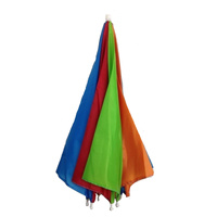 2x RAINBOW UMBRELLA HAT Rain Beach Sun Rain Cap Costume Camping Fishing Hunting thumbnail