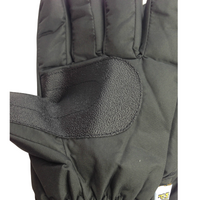 Mens Thermal Ski Gloves Waterproof Warm Winter Snow Insulation Plain - Black - S/M thumbnail