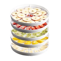 Sunbeam DT5600 Food Dehydrator 5 Stackable Drying Racks with Fruit Roll Tray thumbnail