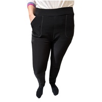 Ladies Fur Lined Thermal Leggings Womens Warm Winter Pants Stretch Skinny Leg - M/L thumbnail