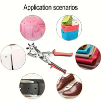 Multi-Size Leather Belt Eyelet Hole Punch Puncher Plier Revolving Handcraft Tool thumbnail