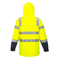 HUSKI Transit Hi Vis Waterproof Jacket Industrial Workwear Reflective UPF 50+ - Yellow - 5XL (127cm) thumbnail