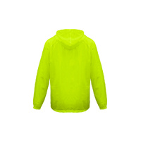 Adult Plus Size Spray Jacket Casual Hike Rain Hi Vis Poncho Waterproof - Fluoro Lime thumbnail