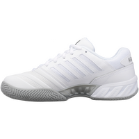 K-Swiss Womens Bigshot 4 AC Tennis Shoes - White/Silver - US 9.5 thumbnail