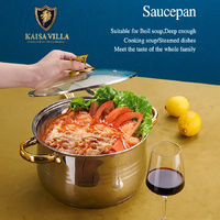 Kaisa Villa 5.8 Litre Casserole Pot Stainless Steel Induction Cooking Stock Stew thumbnail