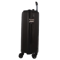 Pierre Cardin Inspired Milleni Cabin Luggage Bag Travel Carry On Suitcase 54cm (39L) - Black thumbnail