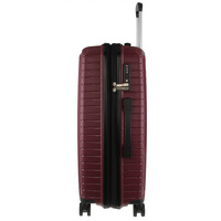 Pierre Cardin 76cm Large Hard-Shell Suitcase Travel Luggage Bag - Burgundy thumbnail