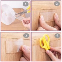 Double-Sided Nano Mounting Tape Traceless Clear Adhesive Invisible Gel 2M x 20mm thumbnail