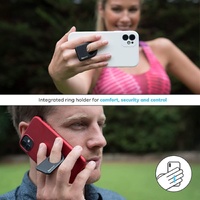 phonetag - Multi-View Phone Stand with Magnetic Ring Holder Universal (Black) thumbnail