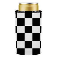 Large Checkerboard Stubby Cooler 2-Pack - Standard thumbnail