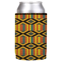 Ghana Kente Stubby Cooler - Standard thumbnail