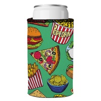 Burgers Junk Food Stubby Cooler - Standard thumbnail