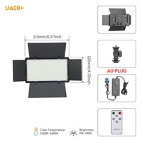 HridZ U600 LED Video Light – Dimmable Bi-Color 2500K-8500K Panel, Remote-Controlled, for Photography, YouTube, Vlogging, and Video Recording with AU P thumbnail