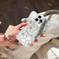 Case-Mate Floral Gems MagSafe Case For iPhone 15 Pro Max - Gold thumbnail