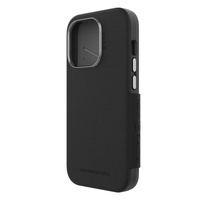 EFM Monaco Case Armour with ELeather and D3O 5G Signal Plus Technology For iPhone 13 (6.1")/iPhone 14 (6.1") - Black / Space Grey thumbnail