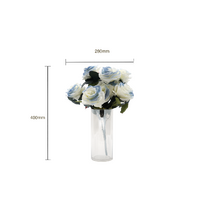 Faux Rose Bouquet Stem grey thumbnail