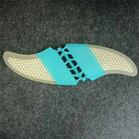 NNEOBA Surf Accessories Design 5.5 Inch Fiberglass Surfboard Twin Fins thumbnail