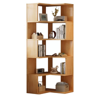 NNETMLT 5 Tier Industrial Corner Bookshelf thumbnail