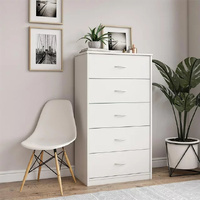 NNECN Classic Elegance: Five-Drawer Chest for Organized Living thumbnail