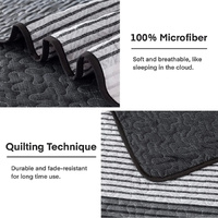 Detailed Quilted Bedspread and Pillowcases Set: A Signature of Quality and Style - Queen size thumbnail
