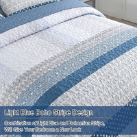 Dazzling Quilted bedspread and pillowcovers set: Add Sparkle to Your Space - Queen size thumbnail
