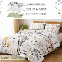 Decorative Quilted Coverlet and Pillowcases Set: Elevate Your Home Decor - Queen size thumbnail