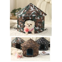 Outdoor Waterproof Cat House - Insulated, Weatherproof, Warm Shelter for Cats, Ideal for Winter Protection, Size: M 40*41cm thumbnail
