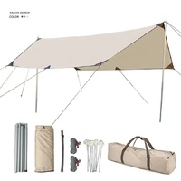 400*292 cm Naturehike Cloud Up 2-3 Person Backpacking Tent Tarp - Waterproof, UV Protection, Sunshade Canopy Shelter for Camping, Hiking, Picnic thumbnail