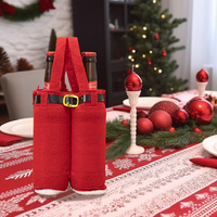 6pcs Big one Christmas Decoration Supplies, Christmas Pants, Gift Bags, Small Pants Candy Bags, Tote Bags, Wine Bottle Sets, Coke Bags thumbnail
