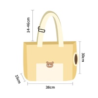 Breathable Pet Carrier Bag for Outdoor Use - Lightweight and Comfortable for Small Pets 38*15*30cm thumbnail