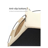 Outdoor Cat House,Pet Tent -Windproof and Dustproof Shelter for Small Pets, Grey, Size: S  35*35*30cm thumbnail