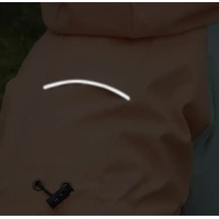 Waterproof Dog Raincoat with Hidden Leash Hole - Windproof and Comfortable for Outdoor Walks, Size:M (Back Length 25cm/9.84in, Bra 38cm/14.96in) White thumbnail