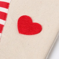 Christmas Gnome Stocking with Red Striped Hat and Decorations - Holiday Decor (3 pieces) thumbnail