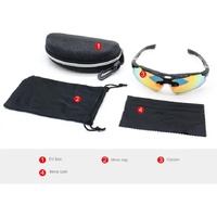 Multifunctional Cycling Glasses - Windproof and UV Protection Sports Eyewear  Red thumbnail