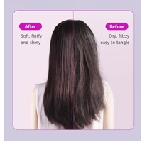 Self-Cleaning Hair Brush with One-Click Release | Massage Cushion Design, Anti-Frizz and Detangling Brush (purple) thumbnail