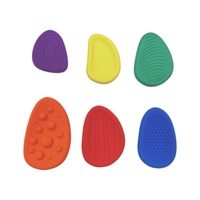 Sensory Worry Stones for Kids | 6-Piece Fidget Stress Relief Set for Ages 3+(2 set, 12PCS in total) thumbnail