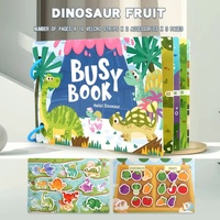 Themed Busy Book Set - Educational Activity Books for Preschool Learning (Farm, Vehicles, Dinosaurs, Ocean, and Forest,5 books in total) thumbnail