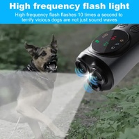 P10 Black  Ultrasonic Dog Repellent Device - Dual-Mode Flashlight and Ultrasonic Dog Deterrent thumbnail