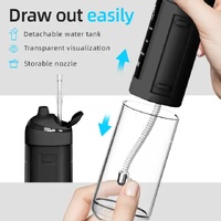 L13 White Portable Electric Water Flosser - Handheld Teeth Cleaner, USB Rechargeable, Deep Oral Irrigator thumbnail