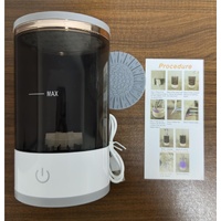 Black USB-Powered Automatic Makeup Brush Cleaner - Fast, Hygienic, and Easy-to-Use Brush Cleaning Machine thumbnail
