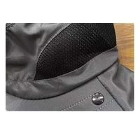 Black Outdoor UV Protection Hat for Men - Detachable Face & Neck Shield, Large Brim Sun Hat for Fishing, Hiking, and Outdoor Activities thumbnail