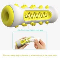 Blue Dog Squeaky Toys For Aggressive Chewers, Tough Toothbrush Dog Chew Toy, Nearly Indestructible Rubber Toys For Pet Training, Teeth Cleaning, Playi thumbnail