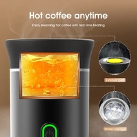 White Portable Espresso Coffee Machine - Universal 3-in-1 Capsule, Coffee Powder, and Espresso Maker thumbnail