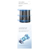 Pink Portable Juicer - Magnetic Charging Fresh Juice Blender, Multifunctional Ice Crushing Fruit Mixer thumbnail