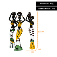 Green Women's Compassion 3-Pack - African-Style Home Decor Accents for Tabletop and Shelf Display thumbnail