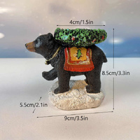 Bear With Candlestick In Hand Candle Holder – Unique Aromatherapy Table Decor thumbnail