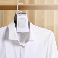 Grey Portable Intelligent Clothes Drying Hanger - Quick Drying with 3D Airflow for Travel and Home thumbnail