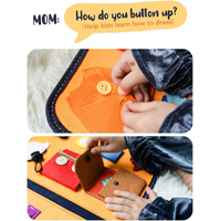 Montessori Busy Board - Educational Sensory Activity Toy for Toddlers thumbnail