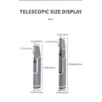 Rechargeable Electric Hair Epilator with Adjustable Length - Multipurpose Grooming Tool thumbnail